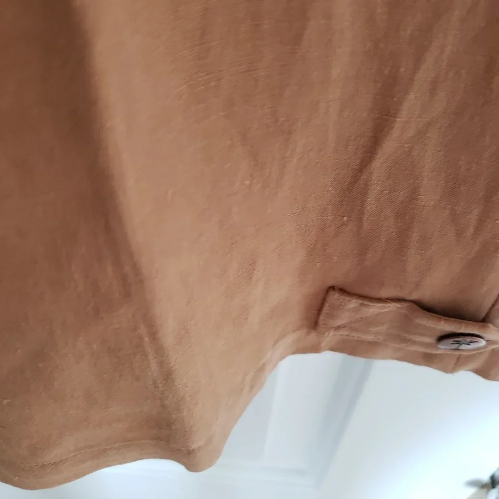 Tommy Bahama Tan Cropped Pants Sz 10 EUC - Picture 7 of 11